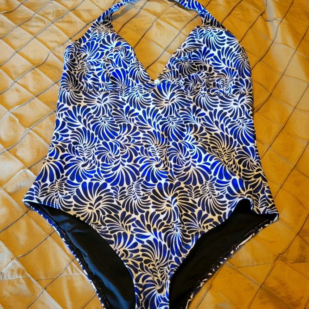 Halter neck bathing suit